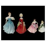 4 Royal Doulton Porcelain Figurines