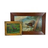 Two Wildlife Paintings