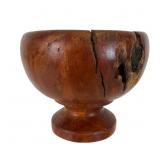 Cherry Burl Pedestal Bowl by Herman