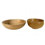 Herman Turned Walnut & Chestnut Bowls