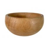 Large Maple Turned Wood Bowl by Herman
