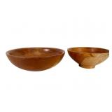Cherry Turned Wood Bowls