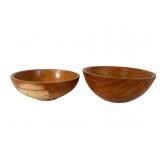 Herman Turned Cherry Wood Bowls