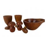 MCM Teak Wood Home Items