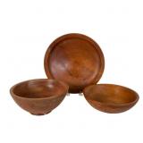 3 Cherry Wood Bowls by Herman