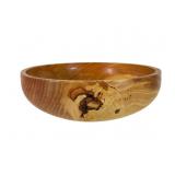 Herman Signed Honey Locust Turned Wood Bowl