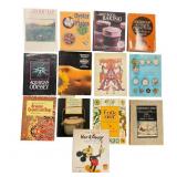Mixed Books & Handcrafted Basket