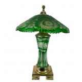 Dresden by Peck Emerald Cut-to-Clear Lamp