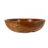 Cherry Burl Turned Wood Bowl By Herman