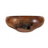 Herman Turned Cherry Burl Wood Bowl