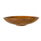 Herman White Oak Burl Turned Bowl