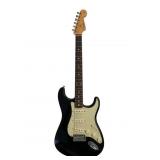 Fender Strat Guitar Black Gilmour Style