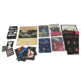 Rock Memorabilia Collection With Books, DVDs,