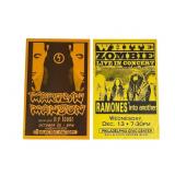 1995 Philadelphia Concert Posters Manson/Zombie