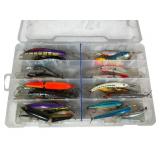Fishing Lures in Organizer Box