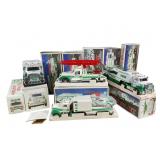 10 Hess Trucks in Boxes