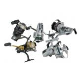 5 Used Fishing Reels, Mixed Brands