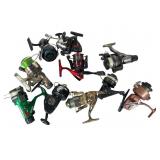 10 Mixed Spinning & Spincast Reels