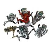 6 Used Spinning Fishing Reels