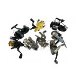 8 Assorted Spinning Fishing Reels