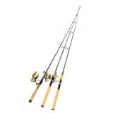 3 Lightly Used Spinning Rods & Reels