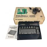 Videonics TitleMaker 2000 Video Character
