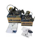 2 Okuma Epixor EF 65b & EF 40b Spinning Reels