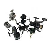 7 Mixed Fishing Reels, Used Condition
