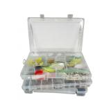 Fishing Lures & Assorted items in Organizer Box