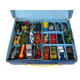 Vintage Matchbox & Hot Wheels Cars with Case