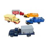 DeHanes 1:55 Scale Model Trucks, Lot of 5