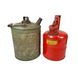 Two Metal Safety & Fuel Cans