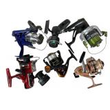 6 Used Spinning Fishing Reels