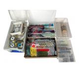 Fishing Tackle Lot With Lures & Accessories