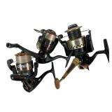 3 Used Spinning Fishing Reels