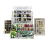 Fishing Hooks & Lures in Organizer Boxes