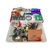 Fishing Reels, Line & Parts Lot