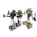 5 Mixed Brand Fishing Reels, Used