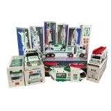 10 Hess Trucks with Boxes