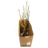 Well Used Fishing Poles & Parts
