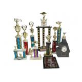 Grouping of 10 Automotive Classic Car Trophies
