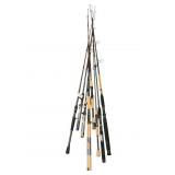 8 Fishing Rods with Broken Tips