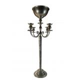 Large Metal Floor Candelabra, 38.5 Inches