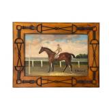 G. Barnard Signed Horse & Rider Illustration