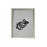 Patsye Delatour 2015 Ink Drawing, Framed