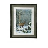 Ned Smith 1980 Cove Buck Print, No. 644/850