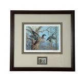 Ned Smith Signed 1983 PA Waterfowl Stamp Litho