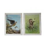 2 1975 Ned Smith Wildlife Lithographs
