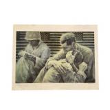 Signed Comforting Soldiers Print, 141/450