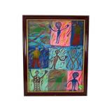 Richard Rol. Nesly Multicolored Illustration